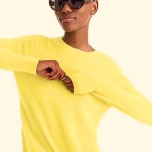NWT *J. CREW* Cashmere Sweater … *NEON BRIGHT CITRUS* … Size: S